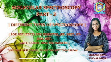 MOLECULAR SPECTROSCOPY-3 ||BSC (CBCS) 5th SEMESTER||IIT-JAM, NET,GATE,JEE,NEET,MSC ENTRANCES,CUCET||