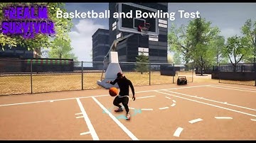 Basketball and bowling test #gamedev #gamedevelopment #gamedesign #unrealengine #indiegame #gaming