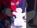 Snow only means one thing, Snowman time❄️☃️