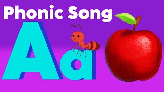 Phonics Song 2 with TWO Words | ABC Alphabet Songs | Kiddos | ABC Song | A for Apple #kidssongs
