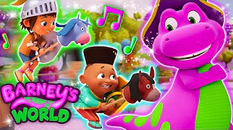 Let's Be Ourselves Together | Friendship for Kids | NEW Animated Music Video | Barney's World