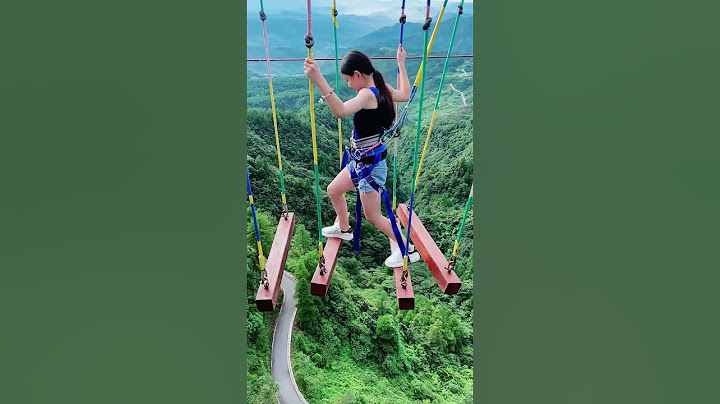 Bungee Jumping With Rope In Beautiful Place:Asmr Bungee Jumping#travel#funny#bungee