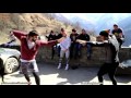 Ufc fighters  roger huerta and zubaira tukhugov dance