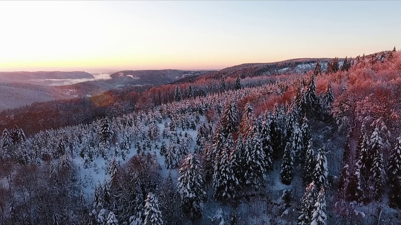 Vosges 4k - Sunset (NO MUSIC)