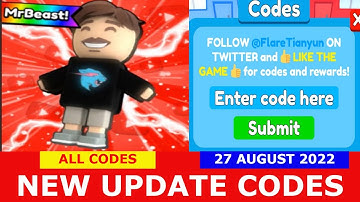 NEW UPDATE CODES [RUSSO WORLD!] ALL CODES! Clicker Party Simulator ROBLOX | 27 AUGUST 2022