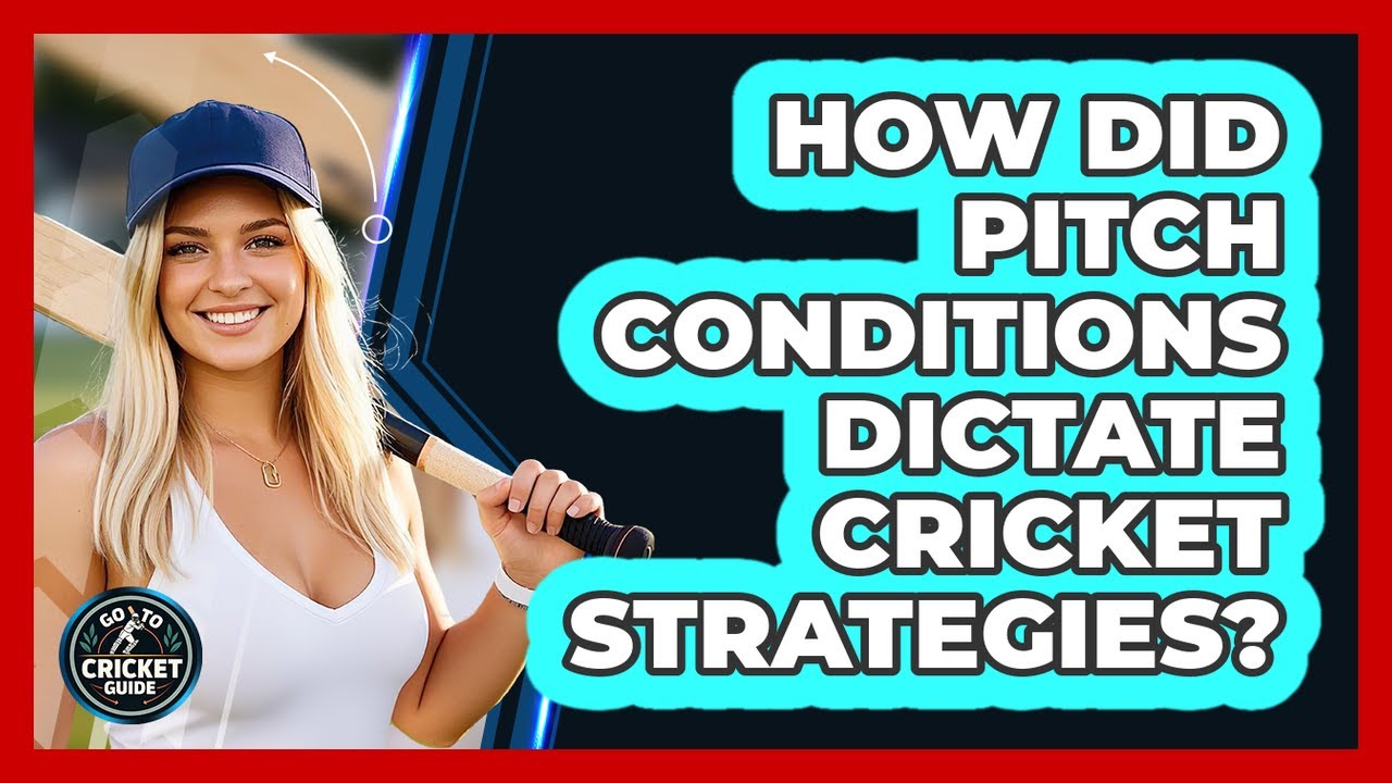 How Did Pitch Conditions Dictate Cricket Strategies? - Go-To Cricket Guide