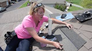 DIY Pipe Boot (Roof Vent) Replacement with 'The Roofing Chick' of Feller Roofing