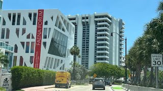 Driving Miami Beach to Fort Lauderdale During World Cup LIVE
