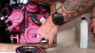 Pump out and Oil change on a Catalina 30
