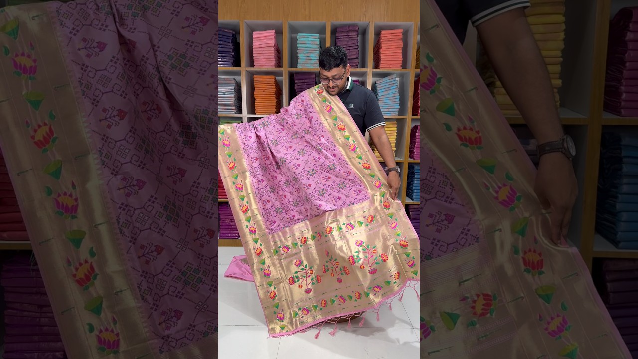 Royal Kanchivaram Patola Paithani Silk Saree