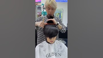 Mượn kéo cắt mullet #xuhuong #trending #thinhhanh#tạokiểutóc #sidepart #twoblock #layer#ironcap