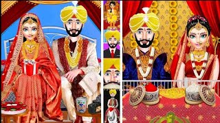 Punjabi Wedding indian Girl Arrange Marriage Game |Girl Games ASMR MEKUP GAME 🤭😱 screenshot 5