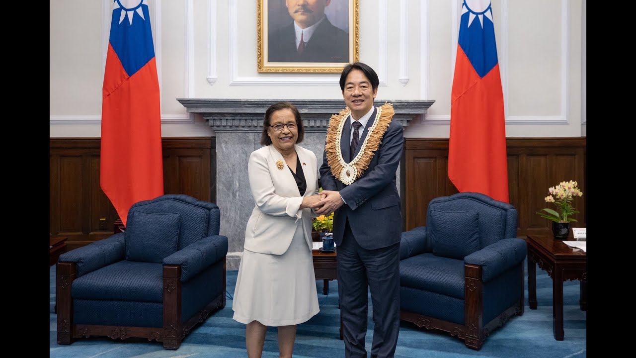 總統會晤馬紹爾總統海妮伉儷訪團盼與海妮總統共同合作深化交流共創區域和平及繁榮發展-總統府新聞-新聞與活動｜中華民國總統府