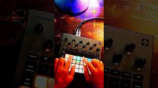 Live Jam with the Novation Circuit Rhythm Sampler. Mostly Synth Shots and Drum Samples are used.