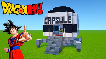 Minecraft Tutorial: How To Make The Capsule Corp Space Ship "Dragonball Super"