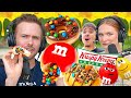 Tasting VIRAL Celebrity Foods! M&amp;M’s Krispy Kreme Doughnuts!