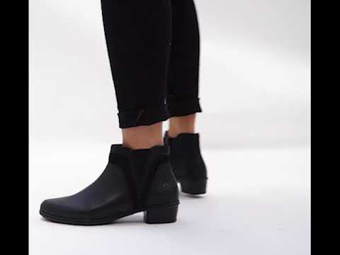 rieker black ankle boots