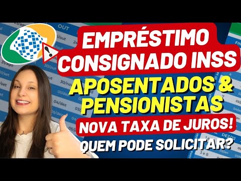 APOSENTADOS e PENSIONISTAS do INSS PRECISAM ASSISTIR ESSE VÍDEO: NOVA TAXA do CONSIGNADO!