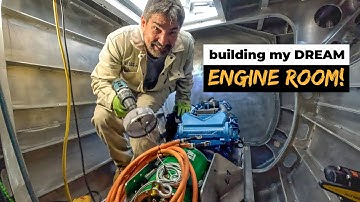 Custom ENGINE ROOM Fit Out! 🛠️ (Building Our Own Aluminum Catamaran Pt. 27)
