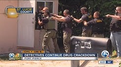 Detectives continue drug crackdown in Fort Pierce - 2nd Drug bust within days at Ft. Pierce drug hou 