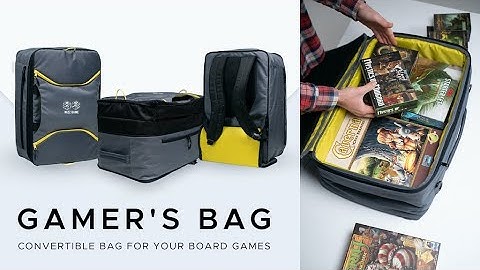 Now on Kickstarter: Convertible Bag For Board Games