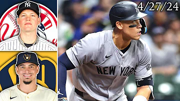 New York Yankees @ Milwaukee Brewers | Game Highlights | 4/27/24