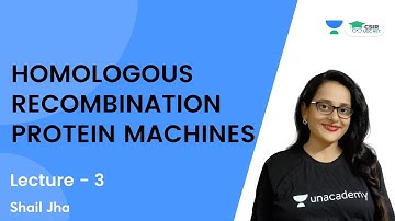 HOMOLOGOUS RECOMBINATION PROTEIN MACHINES | CSIR NET 2021 | By Shail Jha