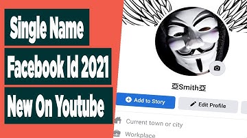 How To Make One Name Facebook Account | Stylish Name On Facebook 2021