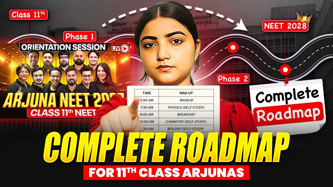 Class 11th Arjuna NEET batch- Complete Roadmap ‼️How to study from ...