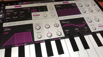 NanoStudio 2 - OBSIDIAN Synth Walkthrough Tutorial for the iPad