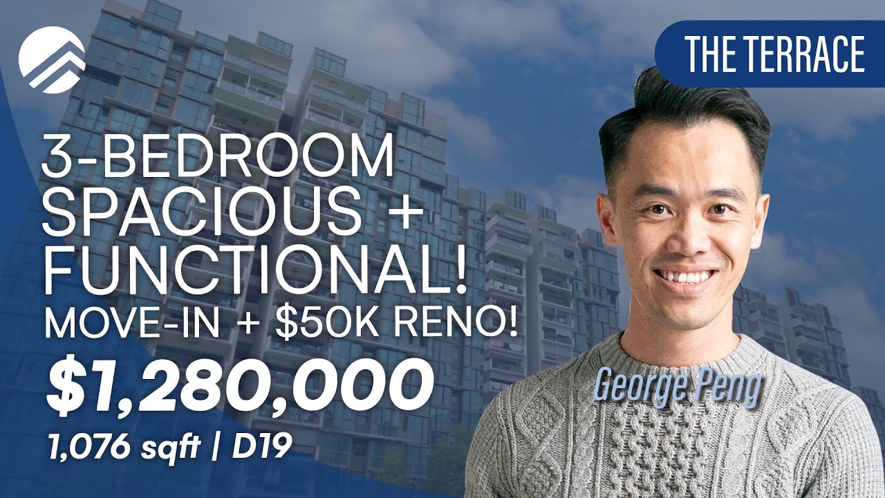 The Terrace - 3-Bedroom Executive Condo @ D19 | $1,280,000 | Singapore Home Tour | George Peng