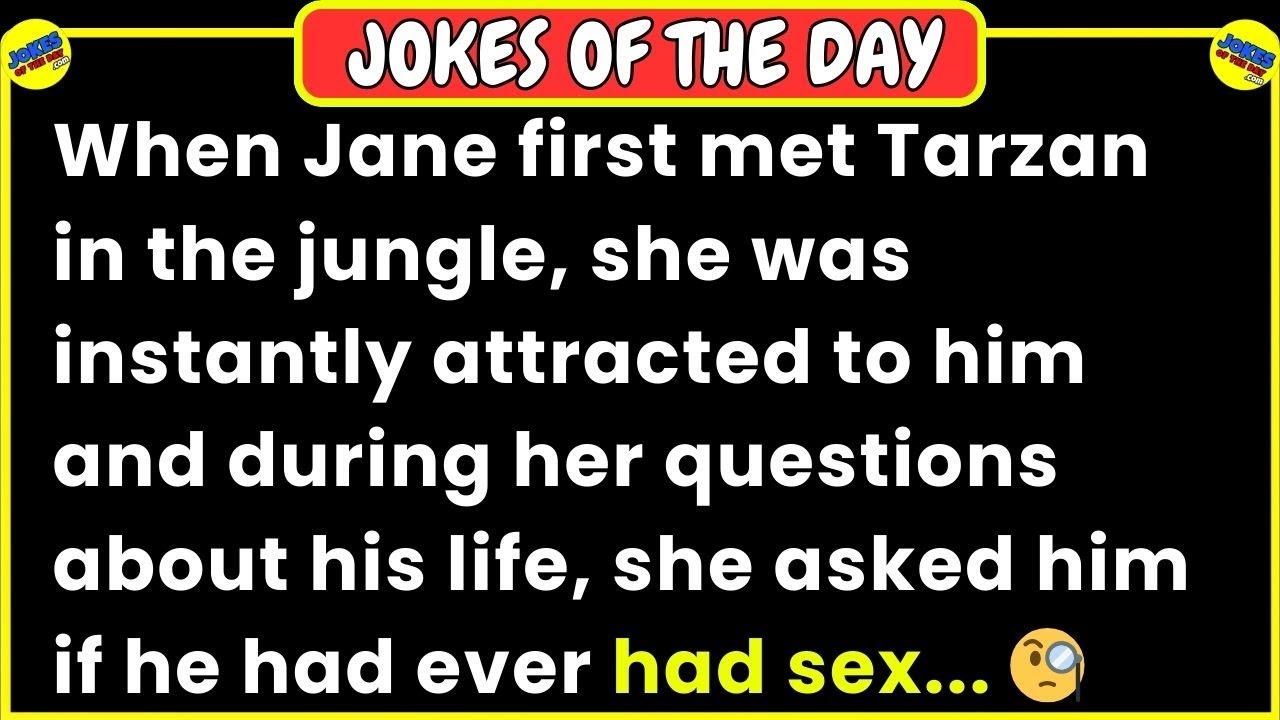 😂 𝙁𝙪𝙣𝙣𝙮 👉 Kiedy Jane po raz pierwszy poznała Tarzana w dżungli, była…