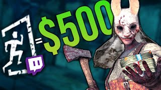 GIFTING 100 SUBS TO TWITCH STREAMERS WHO ESCAPE | Dead By Daylight