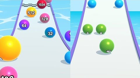 Ball Run 2048 🎱😷 - All Levels Gameplays  Android, iOS part 91