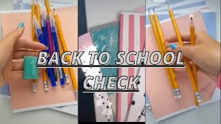 Back to school check | Tiktok Compilation