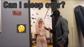 Asking Random College Students If I Could Sleepover
