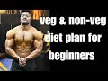 Diet plan for beginners veg and non veg