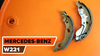 Ersetzen von Bremsbacken Handbremse beim MERCEDES-BENZ S-CLASS: Werkstatthandbuch