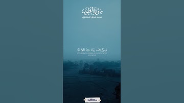 واصبر لحكم ربك فإنك بأعيننا | سورة الطور | المنشاوي #quran