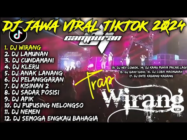 DJ TRAP WIRANG DJ LAMUNAN, DJ ANAK LANANG | DJ JAWA VIRAL TIKTOK 2024 CAMPURAN - SOUNDRENALINE HOREG class=