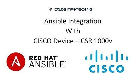 Ansible  - Cisco Device (CSR1000V) - Tutorial