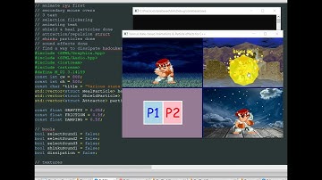 SFML C++ Various state based animations & particle effects