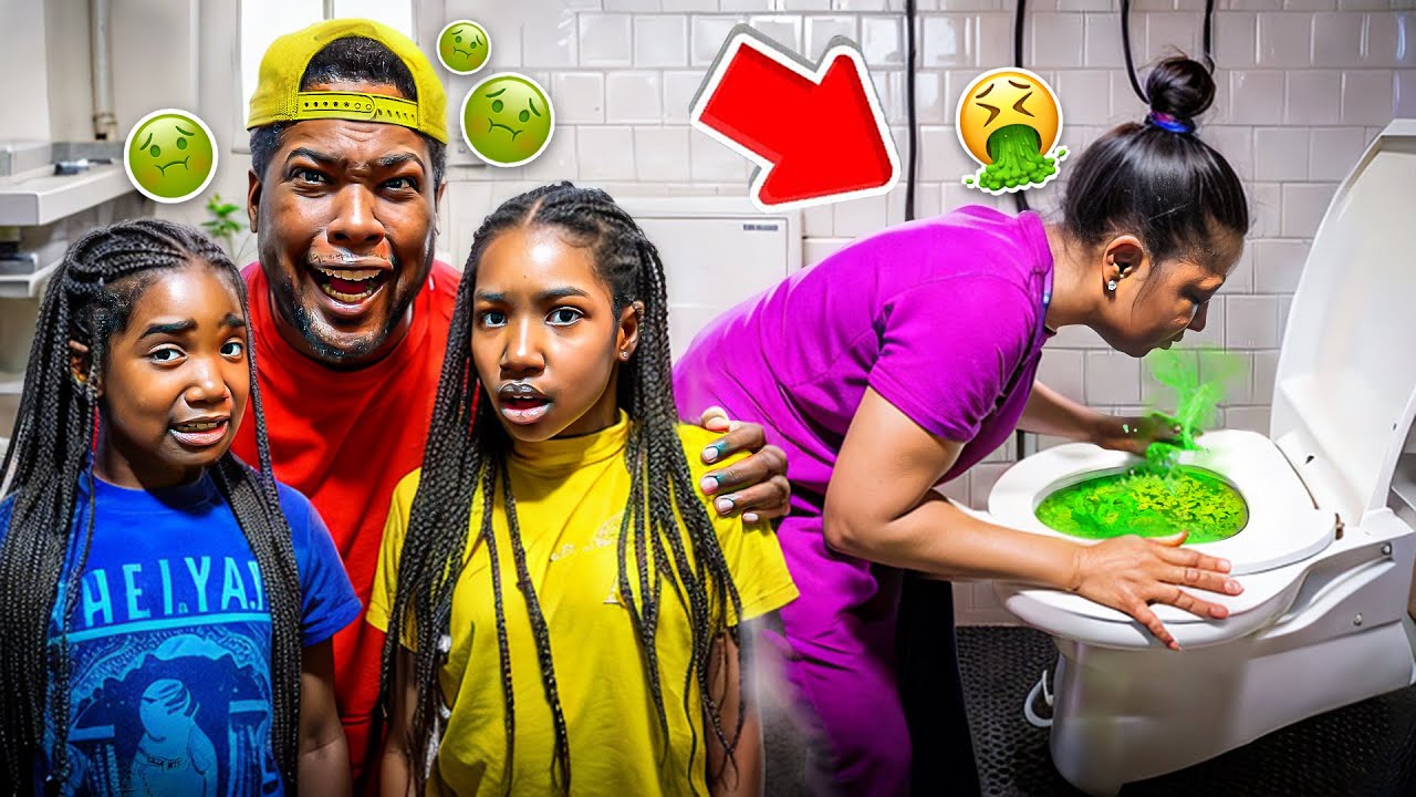 ERIN  WOKE UP THROWING UP IN THE MIDDLE OF THE NIGHT...