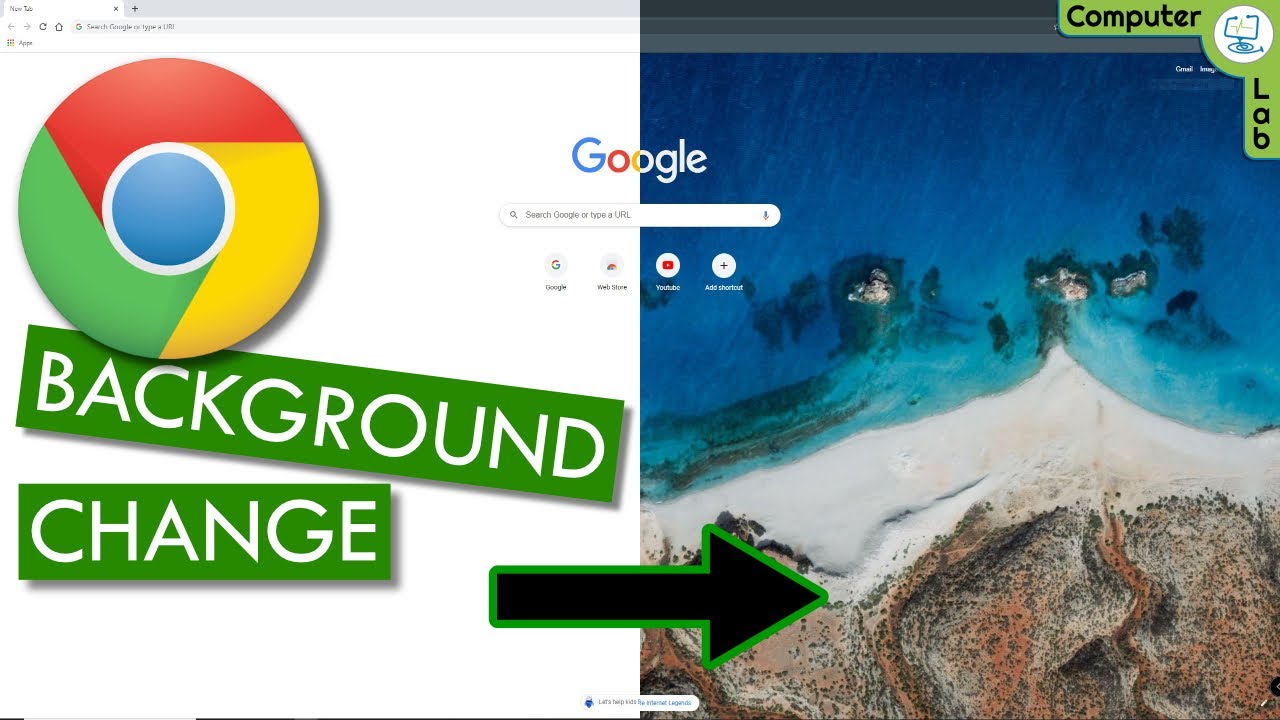 How To - Change Google Chrome Background Image and Colour Themes - YouTube