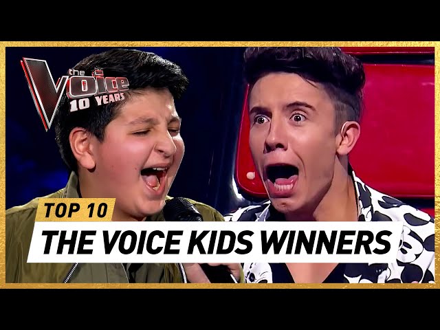 Blind Auditions of the BEST WINNERS in 10 Years The Voice Kids class=