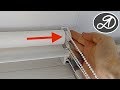 Non-standard installation of roller blinds. How to install roller blinds DIY