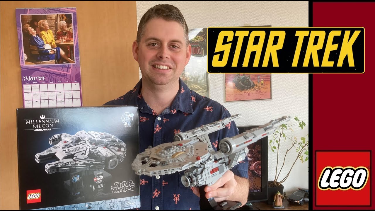 LEGO Starship Enterprise Alternate Build of 75375 Millennium Falcon