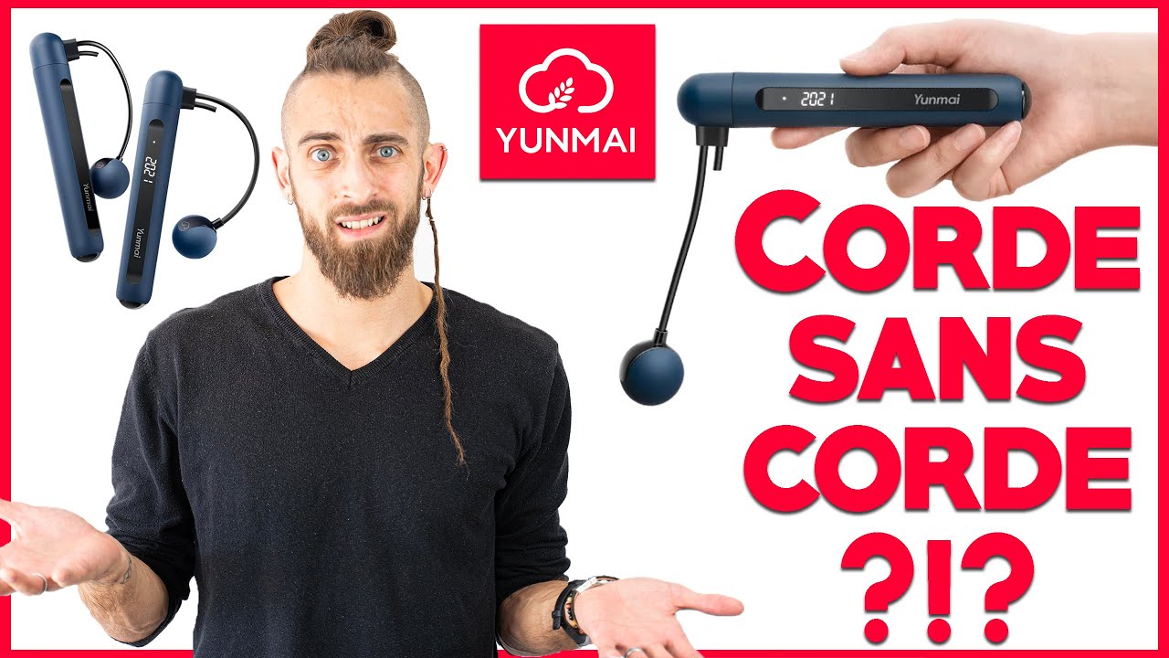 On a testé pour vous #9 : La corde à sauter SANS CORDE et connectée de chez  Yunmai ! 