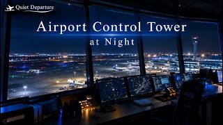 Airport Control Tower at Night ✈️ | Quiet Airport Ambience for Deep Sleep, Relax & Study (2 Hours) screenshot 4