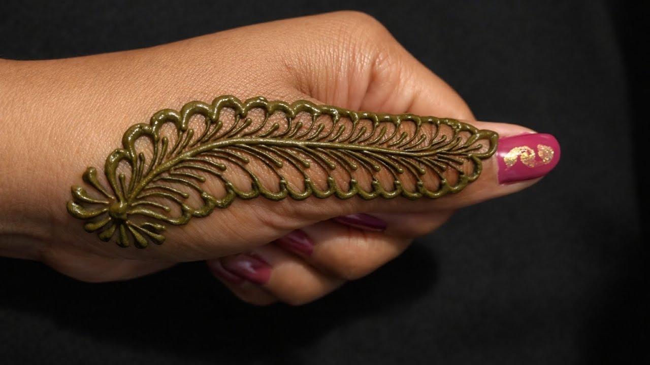 Thumb mehandi design || fingers mehandi design